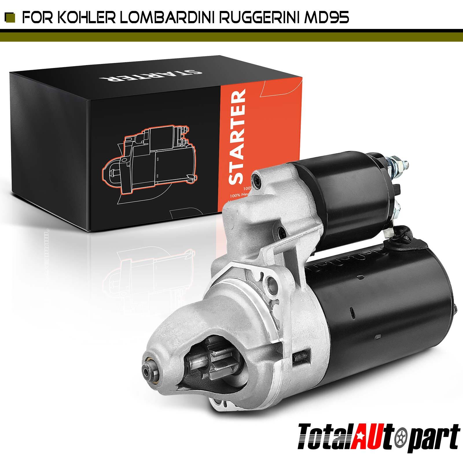 New Starter Motor for ldoni BCS Bertolini Ferrari Kohler Lombardini 1.1KW CCW 9T