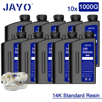 JAYO 10KG 405nm UV Photopolymer Weiß 14K Standard Resin 1KG/SET For 3D Drucker