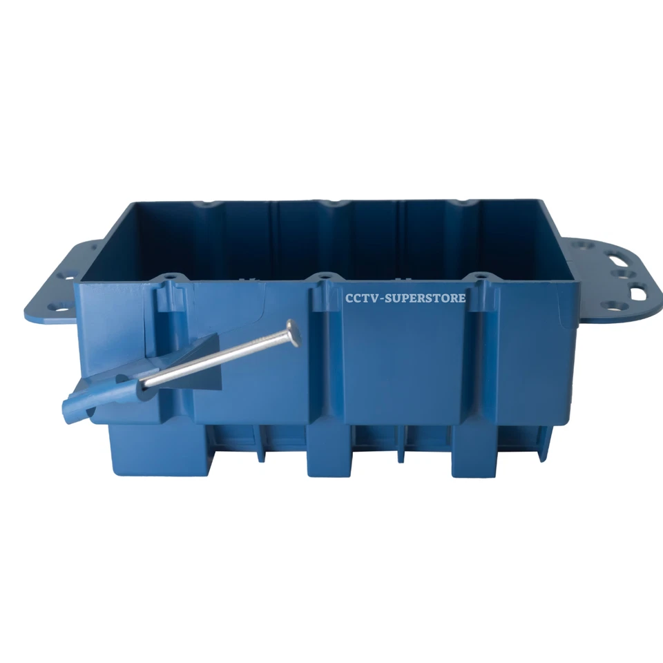 30 Pcs 3-Gang ETL New Work Outlet/Switch Box 44 Cu In Plastic 5-7/8"x3-3/4"x3" - Image 4 of 4