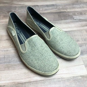 gray slip on keds