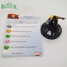 Heroclix Wolverine and the X-Men set Longshot 009 Common figure w/card 