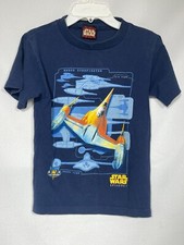 VTG Star Wars Episode I Naboo Starfighter T-Shirt Youth MEDIUM 10-12