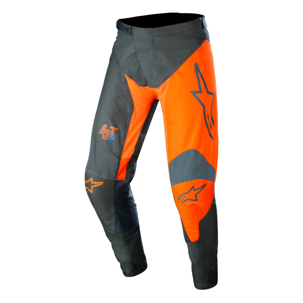 Alpinestars Racer Supermatic Gray and Orange MX Off Road Pants Men's Sizes