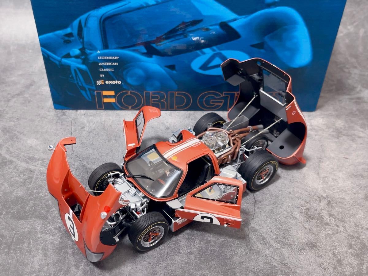 エグゾト 1/18 フォード GT40 Mk IV No.3 1967 ル・マン RARE Exoto 1967 Exoto Ford GT40 Mk IV No.3 Le Mans 1/18
