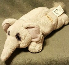 Dakin Lou Rankin Grey Elephant Plush Soft Toy Bean Bag 8" Stuffed Hoover 24603