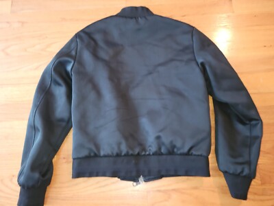 Neil Barrett Kids Jacket Size 12 years BLACK Zipper front pockets