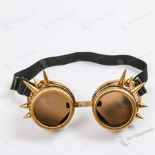 Halloween Victorian Steampunk Spikes goggles Glasses Costume Dress up Prom