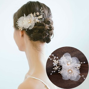 Rhinestone Tiara Bridal Hair Clips Hair Combs Pearl Hairpins