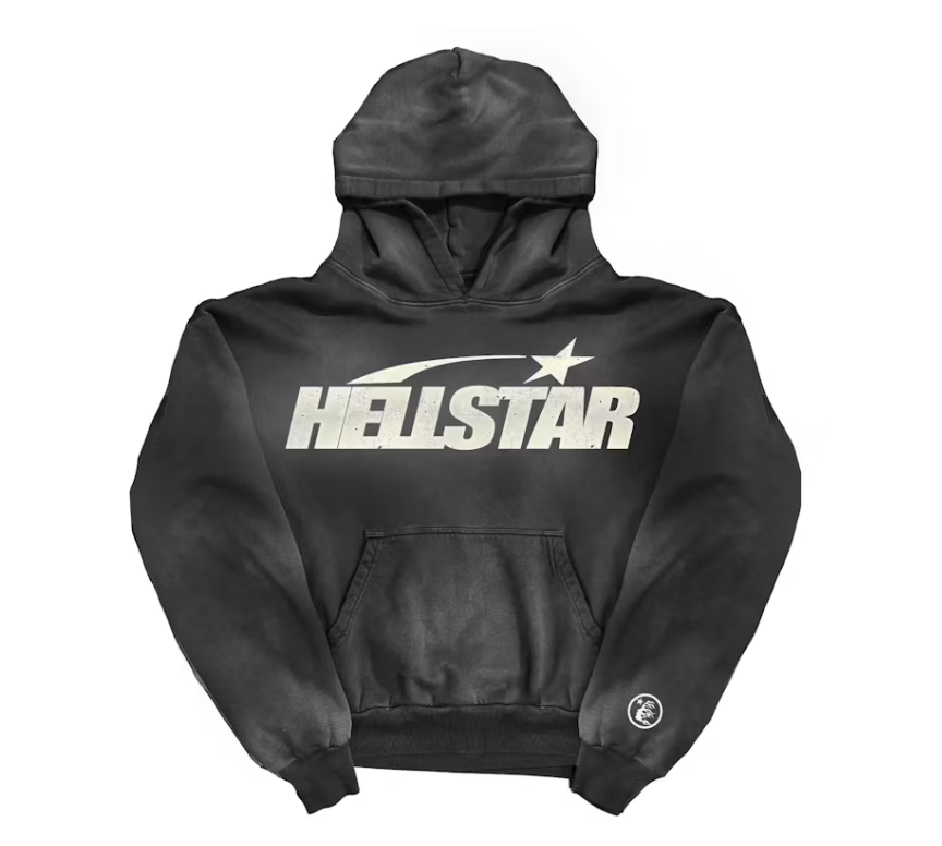 Authentic Hellstar Uniform Hoodie Size : ( XL ) Color : ( Black )