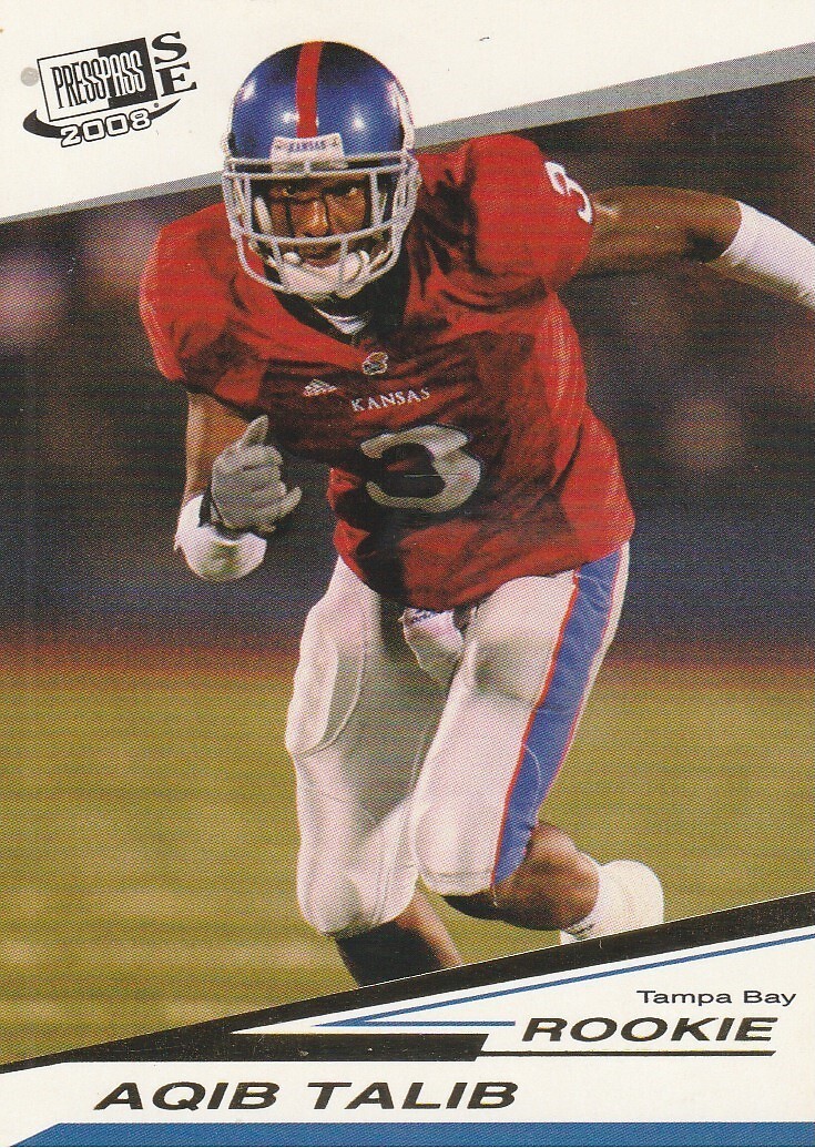 2008 Press Pass SE Gold #4 Aqib Talib
