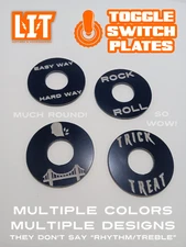 Lit Guitars Guitar Toggle Switch Plate