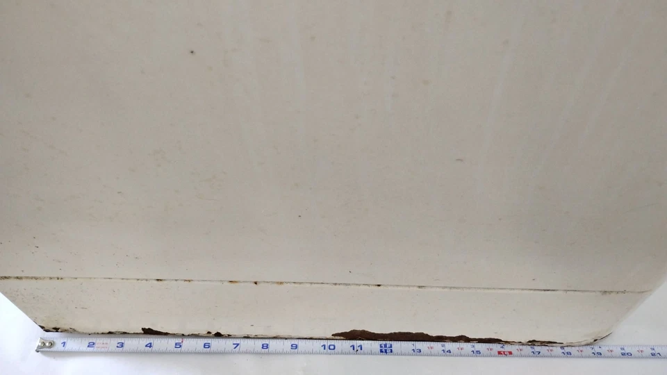 Gabinete de 2 puertas independiente de los años 50 producto de metal interestatal 33x21x26 Formica MCM Foto 4 de 4