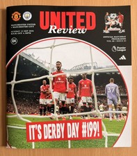 Manchester United Utd vs Manchester City 2026/27 FA Premier League Prog FREE P&P