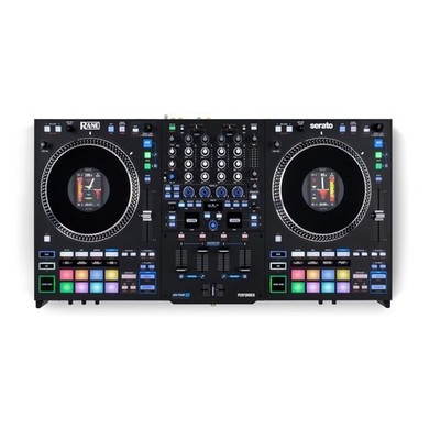 Rane PERFORMER - 4-Kanal motorisierte DJ-Konsole, 7'' Teller mit Display, macht