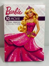 Barbie 10-Movie Classic Princess Collection DVDs Universal 2017 EUC