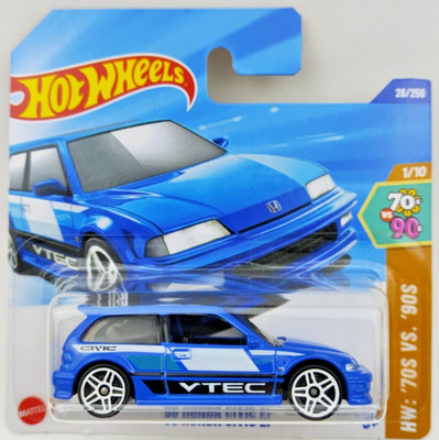 Hot Wheels 90 Honda Civic EF JDM VTEC HW 70s vs. 90s 1/10 #28 2025 NEU & OVP