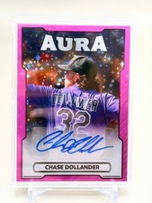 Chase Dollander 2026 Pulse Aura Chrome Baseball Heat Seeker Edition #BSA-CD
