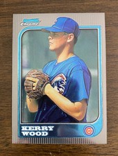 1997 Bowman Chrome - Kerry Wood #183 Rookie RC Card. rookie card picture
