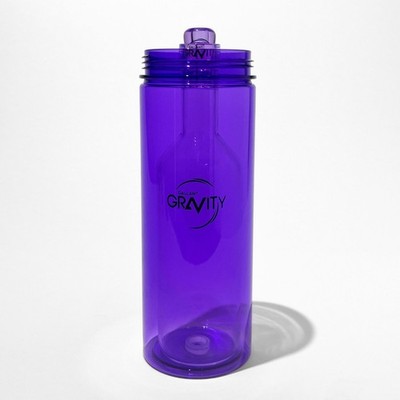 (Purple) Gallant Glass Gravity Bong Hookah by Gallant Gravity with Glass Bowl