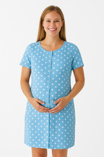 LADIES WOMENS COTTON MATERNITY NIGHTIE NIGHTSHIRT NIGHTWEAR NIGHTDRESS 8-20