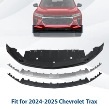 Front Lower Bumper Cover Fascia Kit Grille For 2024-2025 Chevrolet Trax LS/ LT