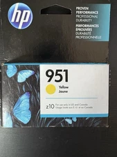 HP 951 Yellow Ink Cartridge CN052AN Genuine OEM Sealed Retail Box