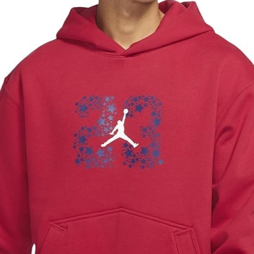 Sudadera con capucha para hombre Nike Sport DNA polar, roja, talla: grande - Imagen 2 de 5