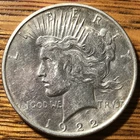 1922 D Peace Silver Dollar $1 -Extra Fine Quality Coin - FREE SHIP