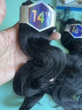 Shake N Go Glossy 100 virgin Remy hair extensions 12, 14, 16 inch bundle
