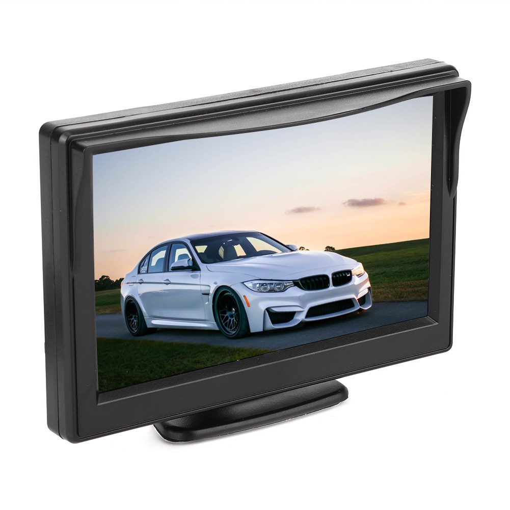 New Car Monitor Tft Lcd 2Ch Video Input Rear View Camera With 8Leds Night Vi BAJ