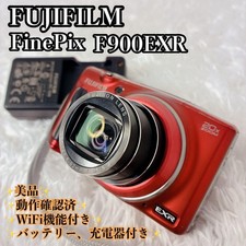 FUJIFILM FINEPIX F900EXR Digital Camera Red 20x Zoom Wi-Fi Compact