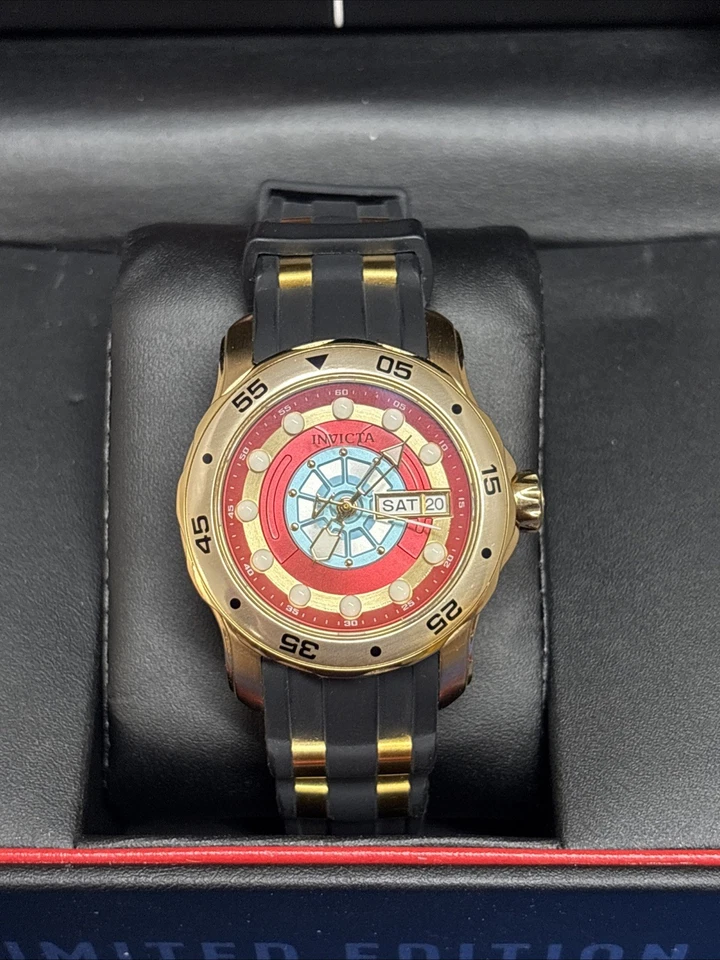Invicta Marvel 25702 “Tony Stark Lady” Quartz 38 mm Stainless Watch #35/3000 - Image 3 of 4