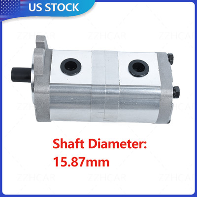 Brand New HGP-33A-F6/6R Hydraulic Tandem Double Gear Pump Shaft Diameter 15.87mm