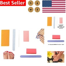 Luxury Disposable Nail Care Kit: 6-Piece Manicure Pedicure Set for Travel