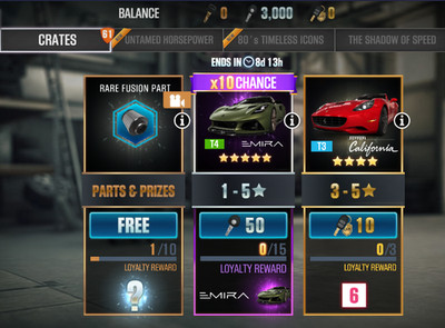 CSR 2 Racing - 3000 Silver Keys