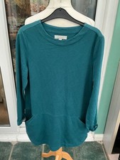 seasalt sea salt uk 8 organic cotton jade green tunic dress flowering tunic
