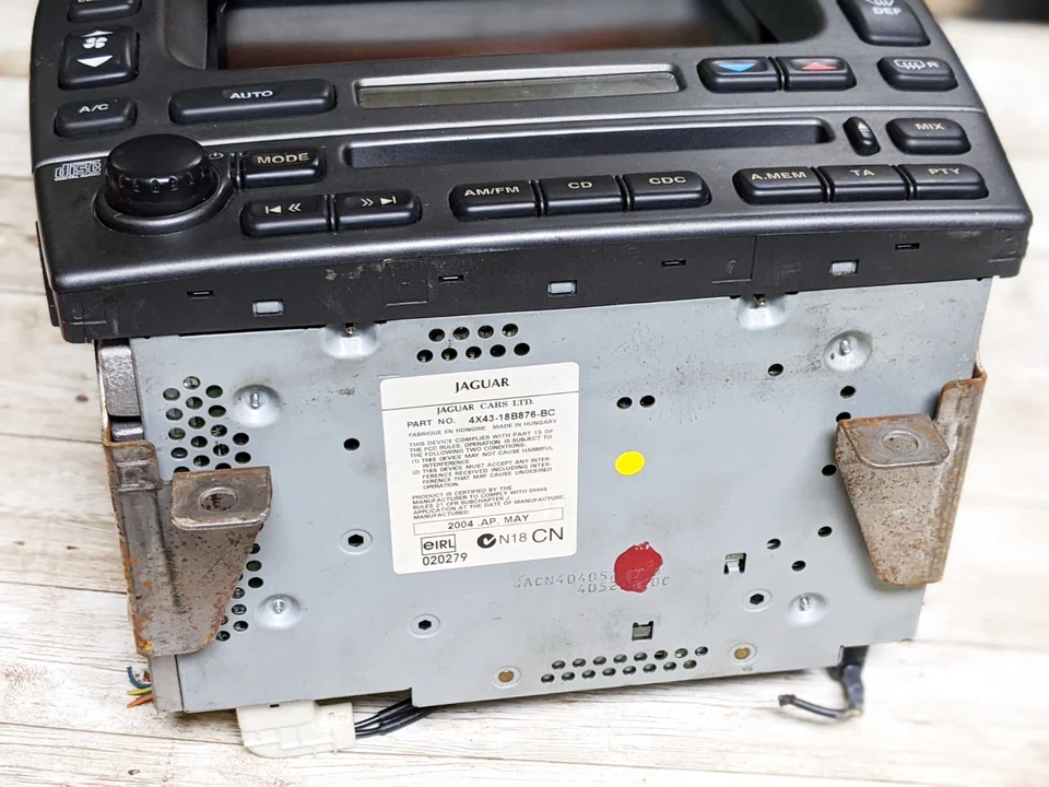 ✅ JAGUAR S-TYPE Radio AM-FM CD Navigation Navi Unit Info Display OEM 2003 - 2008 - Image 4 of 4