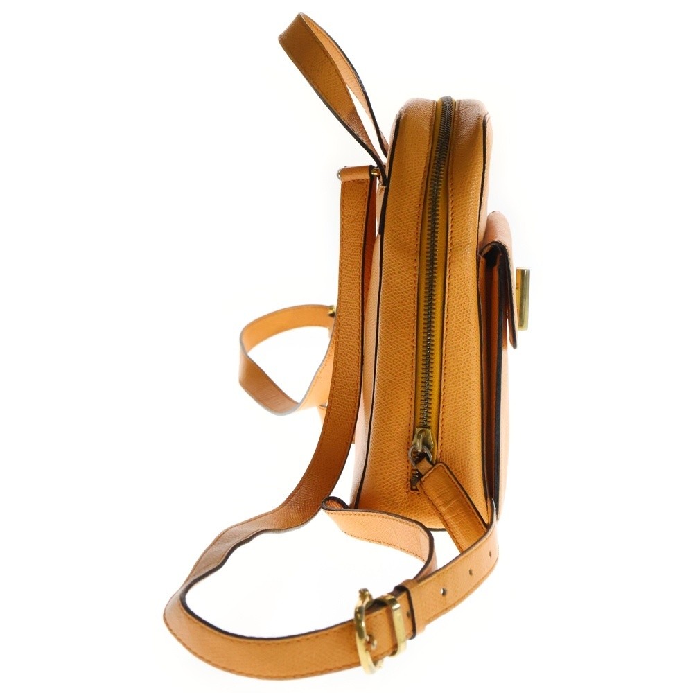 CELINE Turnlock Mini Leather Backpack Orange Women - image 3