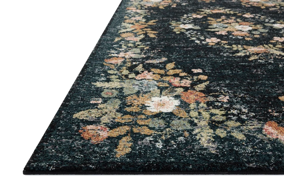 Rifle Paper Co. Laurel Collection LAU-01 Dark Navy 2'-8' x 10' 长条地毯 — 第 4/4 张图片