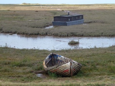 Foto 6x4 Boote bei Burnham Deepdale in Norfolk c2017