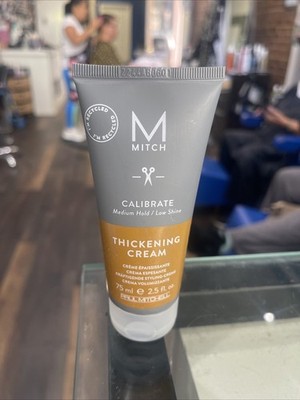 Mitch by Paul Mitchell Calibrate Thickening Cream, Medium Hold, Low Shine, for A