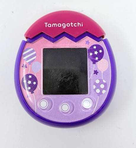Working Tamagotchi Pix Party Pink Purple Balloons