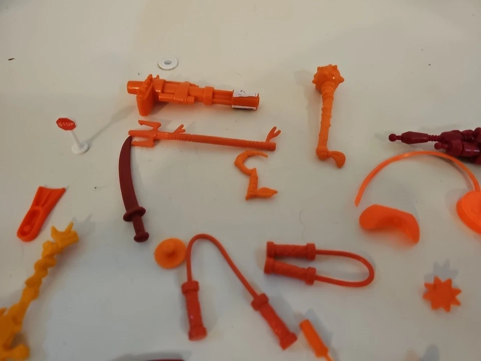 Principalmente TMNT Figura de Acción Vintage Accesorios, Armas y Piezas Otros Naranja  Foto 4 de 4