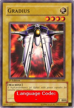 YuGiOh Gradius (V.2) PSV-EN089 Common Englisch NM unl.