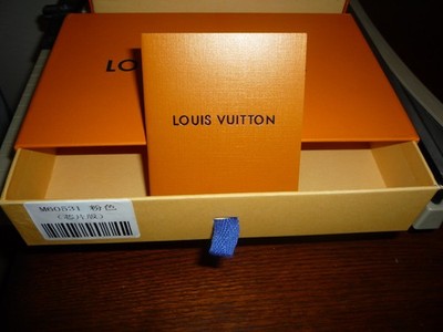 Louis Vuitton Empty Drawer Slide Box with Booklet 8.75'' X 5.75'' Wallet Size