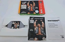 WWF Warzone War Zone For Nintendo 64 With Original Box And Manual 