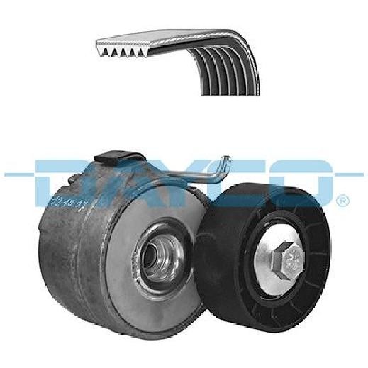 Keilrippenriemensatz FüR Lancia Musa 350 1.2 06 Bis 12 Dayco FD4 Neu-image