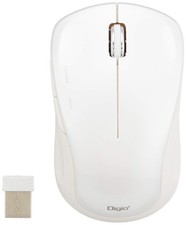 Digio2 Wireless 5-Button Blue LED Mouse, White, Z7493