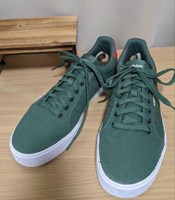 #ad Adidas Daily 3.0 Eco Low Cut Sneakers Green Size UK 8 US 9 $116.65