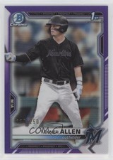 2021 Bowman Draft Chrome Purple Refractor 139/250 Tanner Allen #BDC-165 0n7x